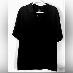 GRAND SLAM black SS golf polo shirt L
